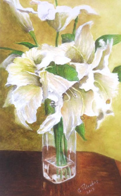 "Lilies on the table" by Ginny Palumbos