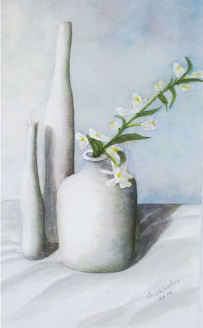 "White on white" by Ginny Palumbos