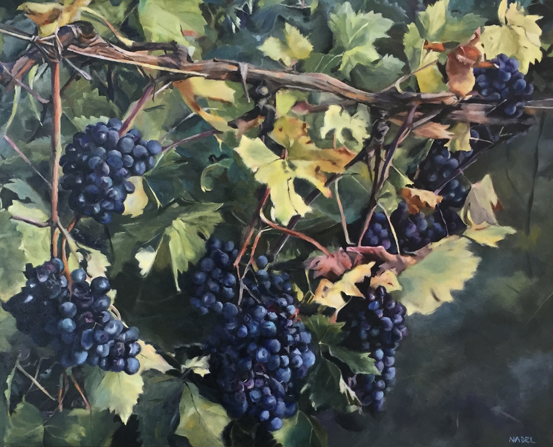 "Ready to Harvest," oil, by Andrea Nadel