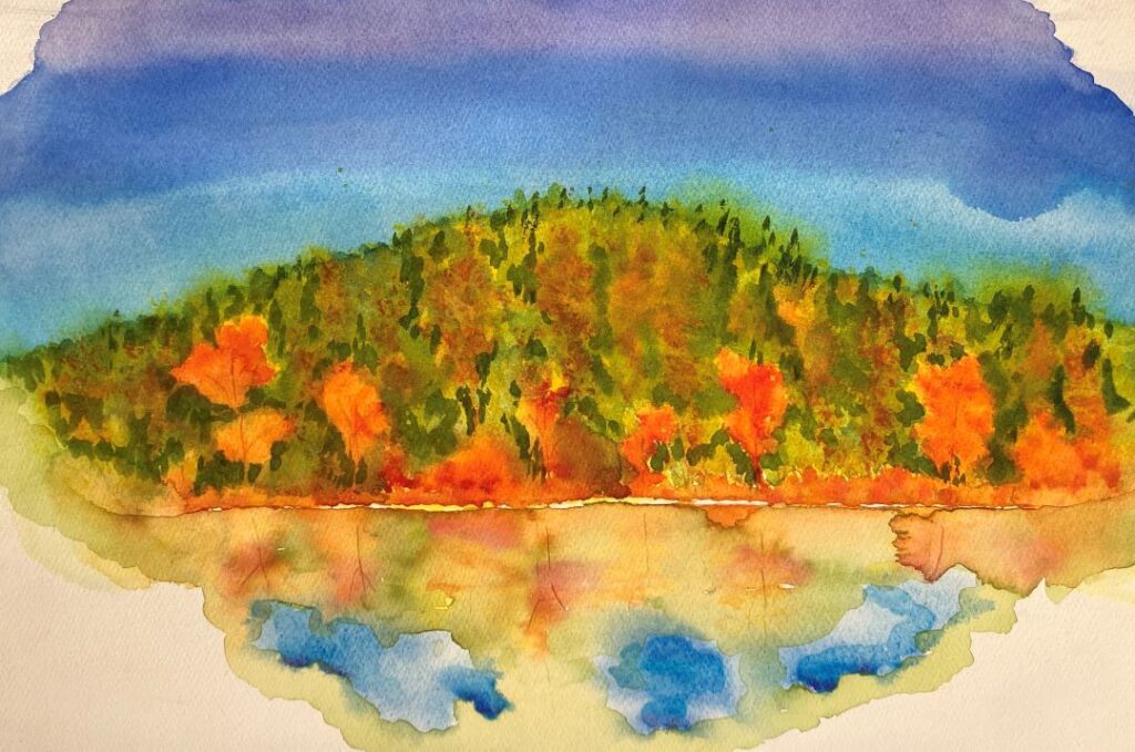 "Autumn Glow, Devil's Bathtub" by Doug Bloom