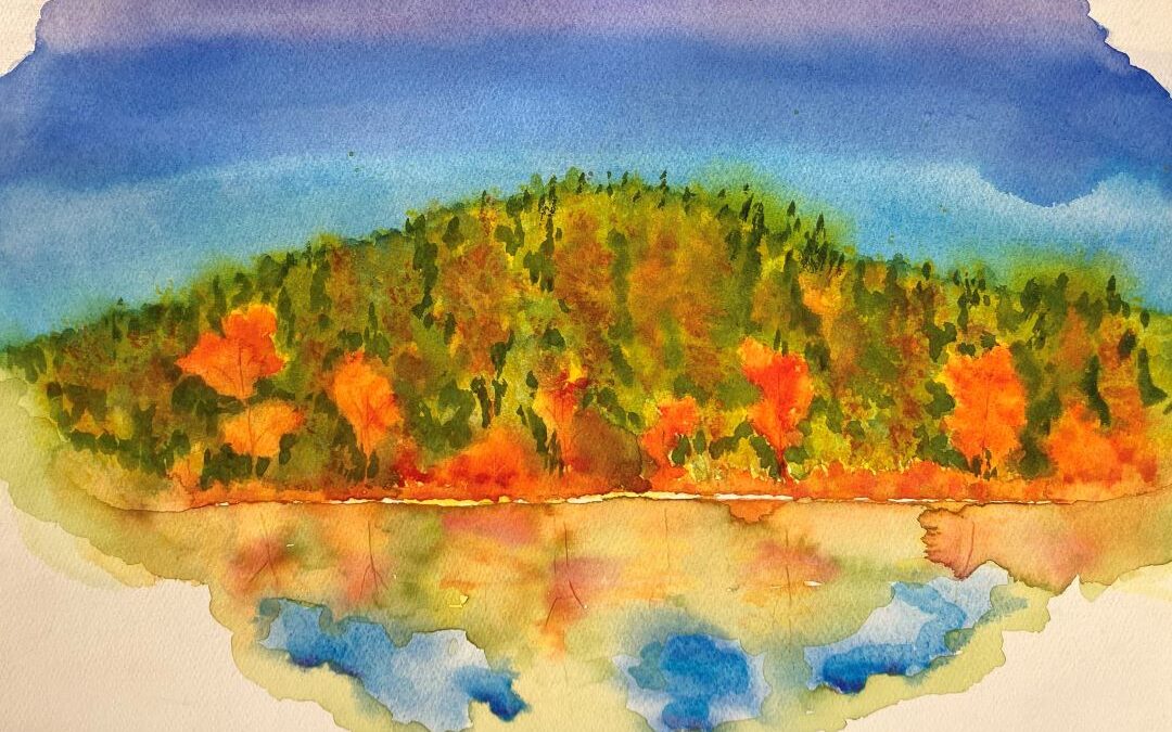 “Autumn Glow, Devil’s Bathtub,” Mendon, NY