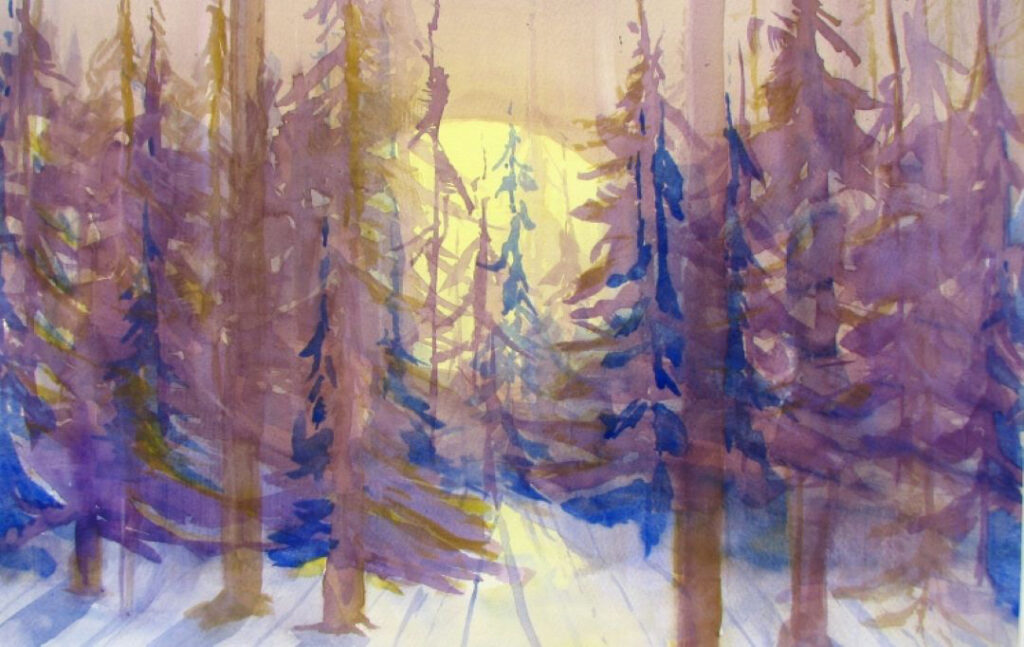 "Cascade Moonrise" by Doug Bloom