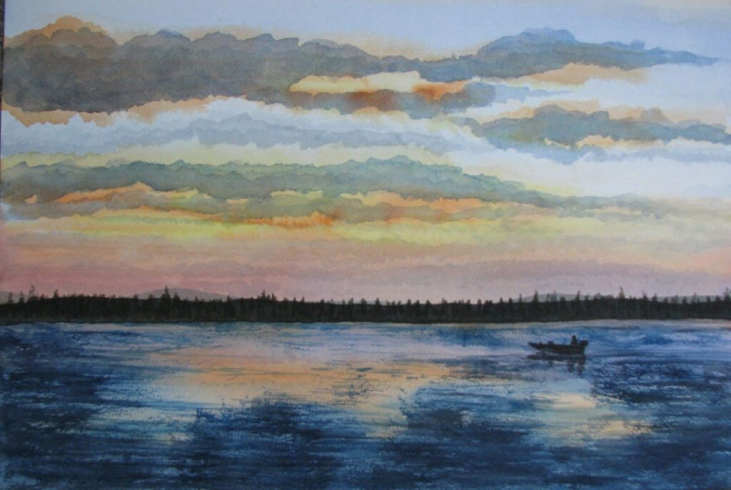 "Sunset, Wellesley Island" by Doug Bloom