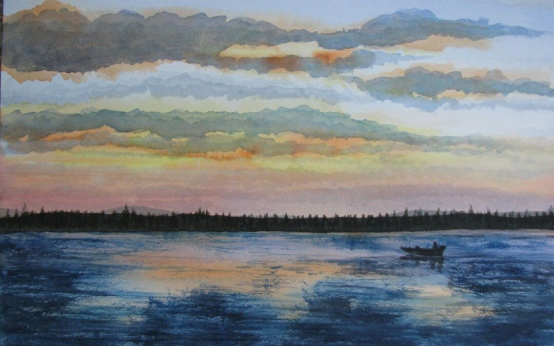 "Sunset, Wellesley Island" by Doug Bloom