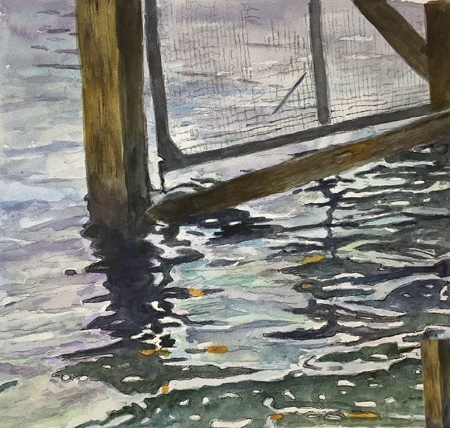 Bartlett Boathouse Gate 1-15 Boathouse Gate by Claudine Bartlett