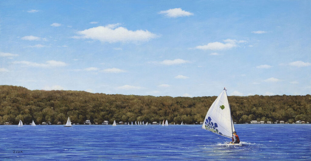 Zegar Out on the Sunfish 1-15 Out in the Sunfish by James Zegar