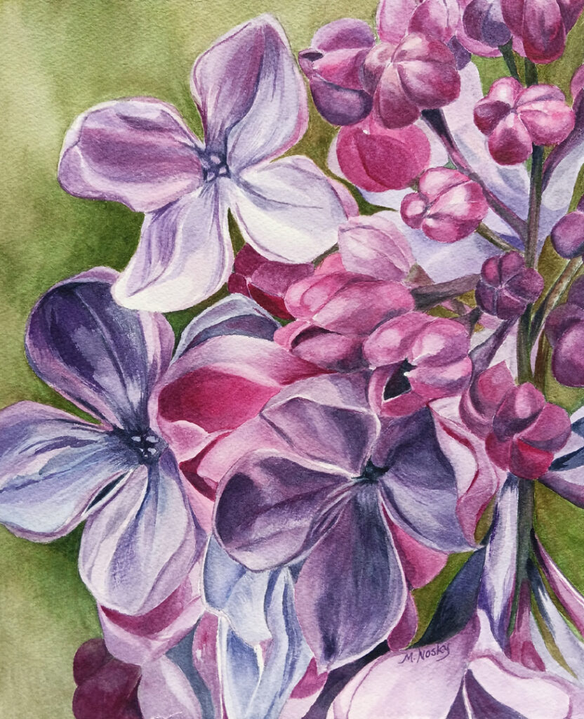 Lilac Cluster by Marilyn Nosky Lilac Cluster by Marilyn Nosky