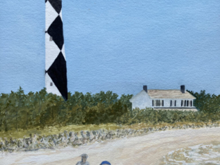 Cape Lookout Kayakers by Terry Bossert Cape Lookout Kayakers by Terry Bossert