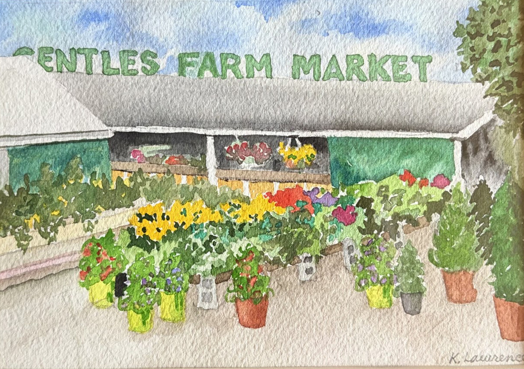 Lawrence Gentles Farm Market 9-27. Changing Maples by Marilyn Nosky