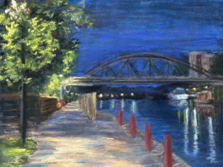 Fairport Canal Nocturne by Tracy Schuhmacher Fairport Canal Nocturne by Tracy Schuhmacher